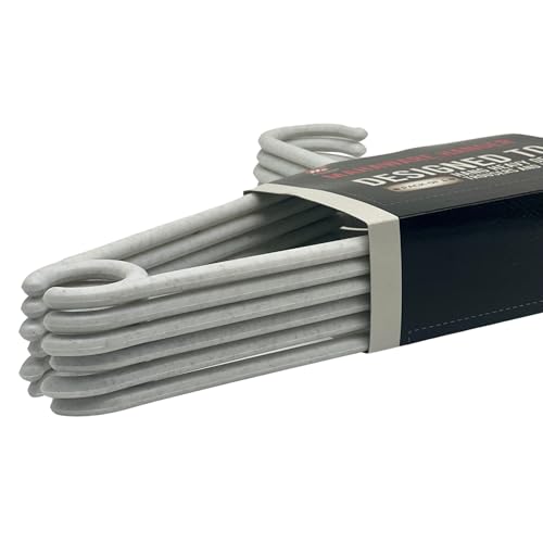 Mahaware Sturdy Polypropylene Hanger, Pack of 6, Mint Granite White l Cloth Hanger l Dress Hangers l hanger for clothes hanging