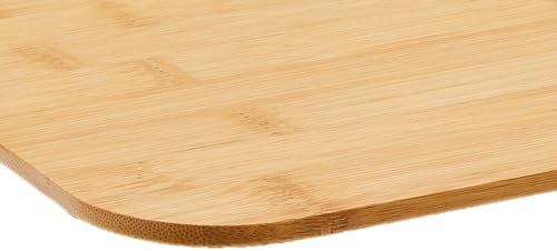 Bloomingville Metal Bread Bin With Bamboo Lid, 11.75''L X 7''H, Grey, Gray