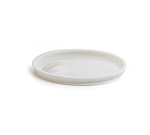 Xingzi 6Pcs 8 Oz 250Ml 250G White Plastic Cosmetic Jars With Inner Liners And Dome Lids Refillable Make-Up Containers Pot Case F