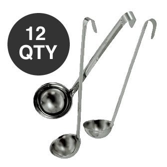 DOZEN 1 OZ SOUP LADLE W/ 10.5'' HANDLE - WHOLESALE