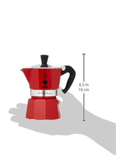 Bialetti 4942 Moka Express Espresso Maker 3 cups Red