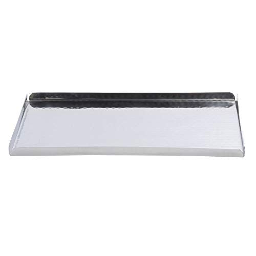 American Metalcraft Hmst12 Hammered Tray With Sides, Stainless Steel, 1/2'' H, 8-1/4'' W, 12'' L