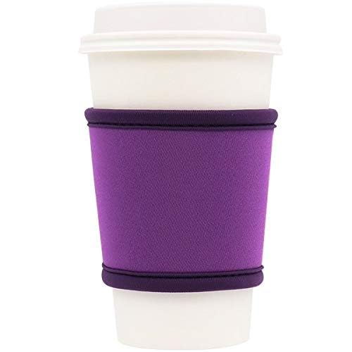 Coffee Cup Sleeves - Premium Neoprene Insulated Reusable Coffee & Tea Cup Sleeves - Best For 12Oz-24Oz Cups At Starbucks, Mcdona