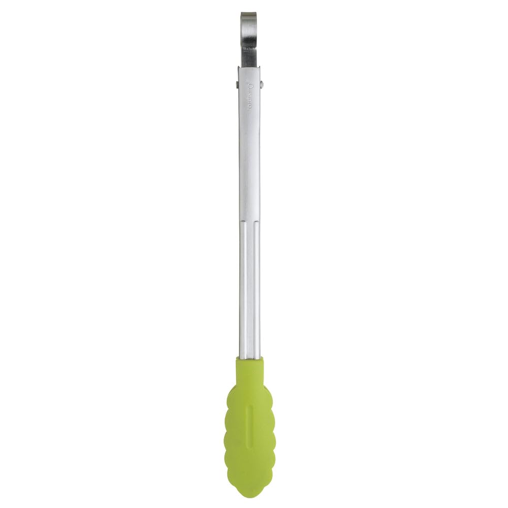Cuisipro Silicone Locking Tongs, One Size, Apple Green