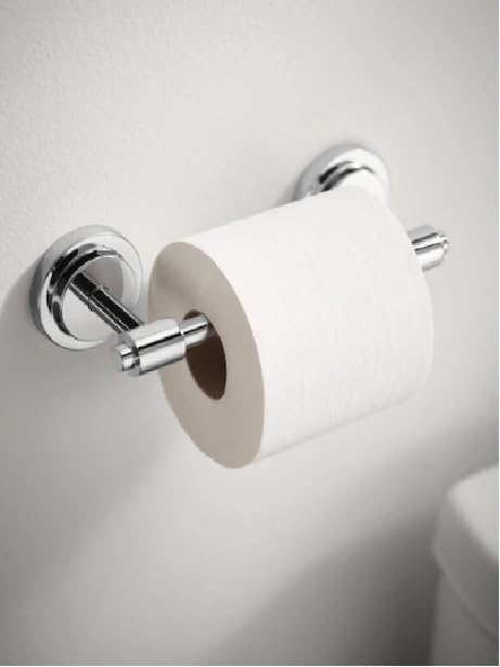 Moen Dn0793Ch Iso Chrome Pivoting Paper Holder Towel Ring Towel Bar Chrome