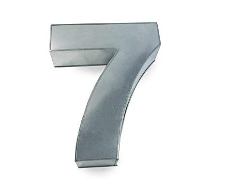 Euro Tins Large Number Wedding Birthday Anniversary Baking Cake Pan 14'' X 10'' (7)