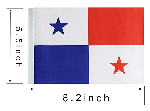 Zxvzyt Panama Panamanian Flag Banner String,Small Mini Panama Pennant Flags,For Grand Opening,Olympics,National Sports Events,Pa