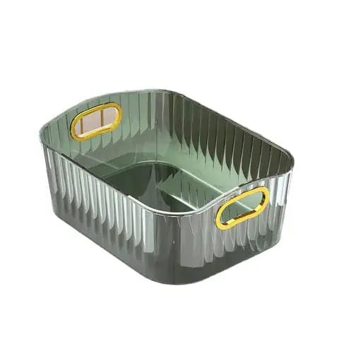 Nishiv Acrylic Desktop Storage Box With Handle Transparent Storage Organizer For Home Bathroom Bedroom Underwear Bins Bathroom O
