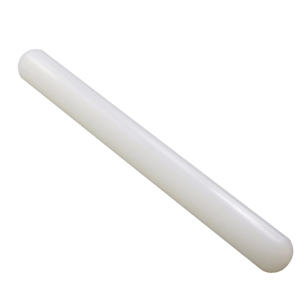 1 Piece PP Plastic Rolling Pin Fondant Rolling Pin Non-Stick Dough Roller Fondant Roller Pastry Roller Clay Roller Clay Rolling 