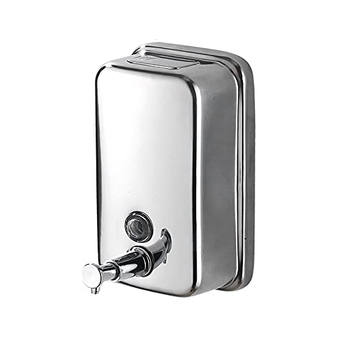 Commercial Wall-Mounted Soap Dispenser Stainless Steel Large Capacity For Hand Soap Anti-Rust Design For Bathrooms Hotels Restau