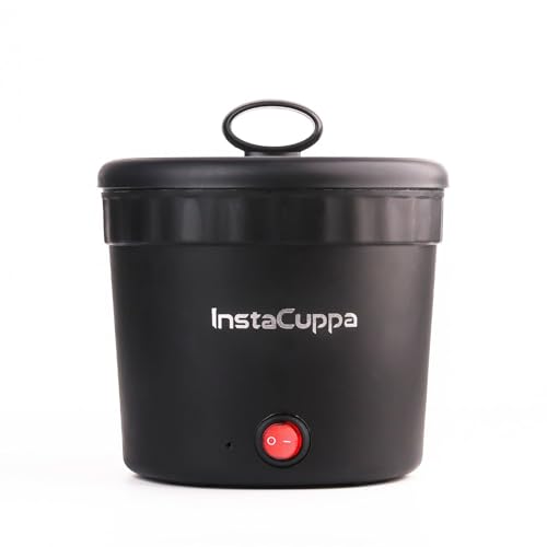 Instacuppa Portable Multi Cook Electric Kettle With NonStick Inner Pot, Dry Boil Protection For Safety, Compact & Light Weight,