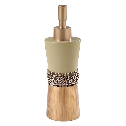 Avanti Braided Medallion Lotion Pump, Gold
