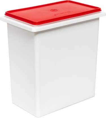 Tupperware Bulk Storage Container Rice Keeper Plastic Cereal Dispenser 10 L Set Of 1 (Multicolor)