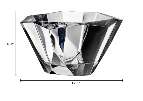 Orrefors Precious 6-1/4-Inch Faceted Crystal Bowl