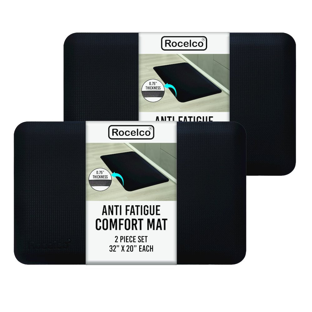 2 Pack Anti Fatigue Standing Floor Mat, 32x20