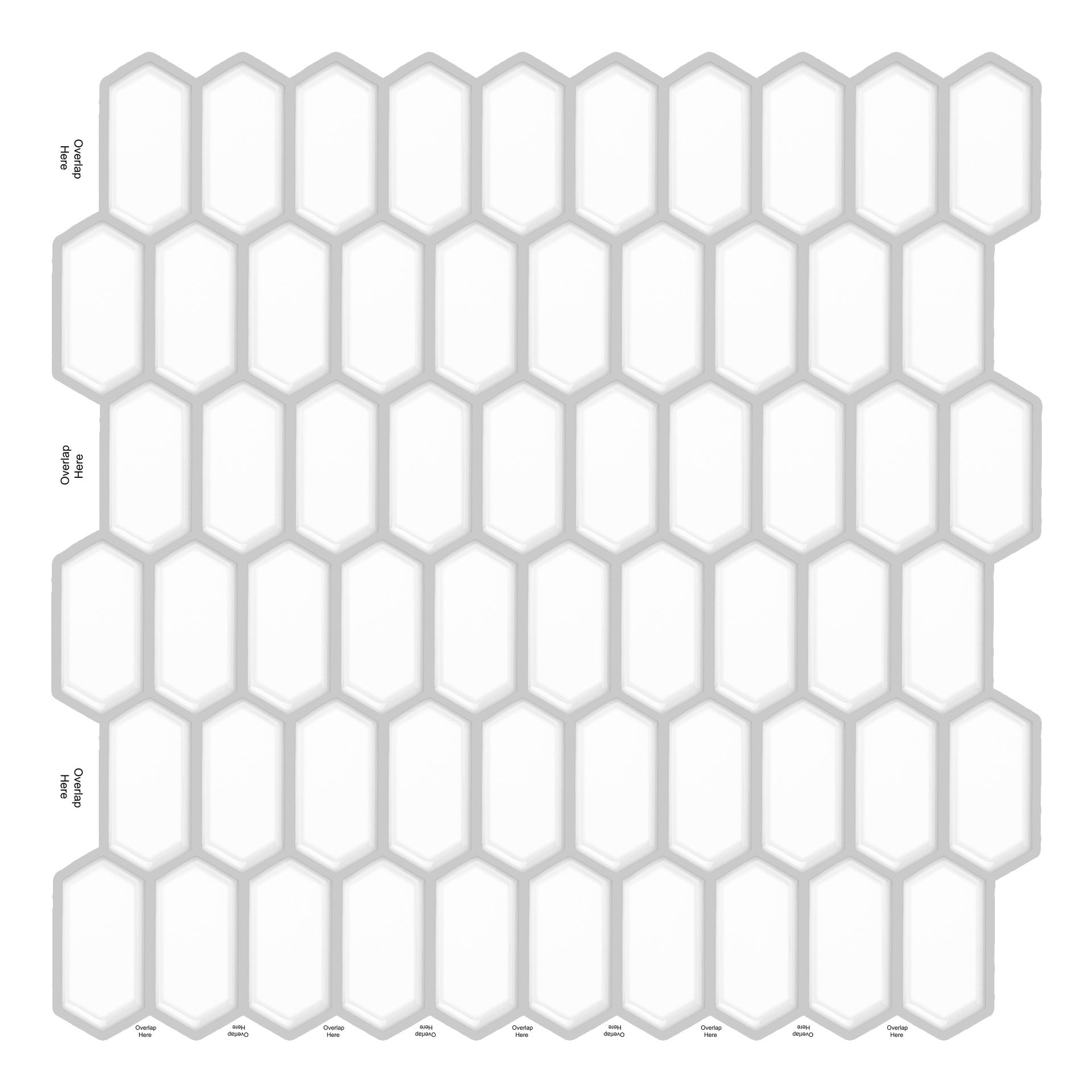 3D Self-adhesive Crystal Epoxy Wall Stickers For Kitchen Decor