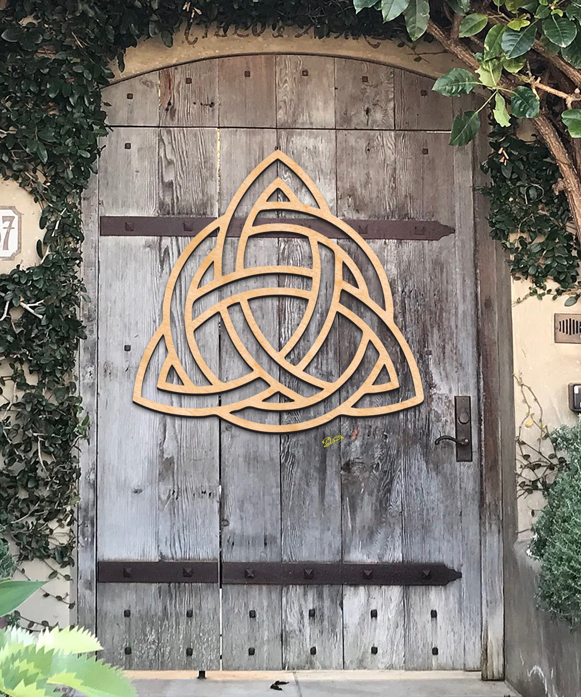 Celtic Spiral Wall Door Decor by Celtic Art - Celtic Decor - 93168H
