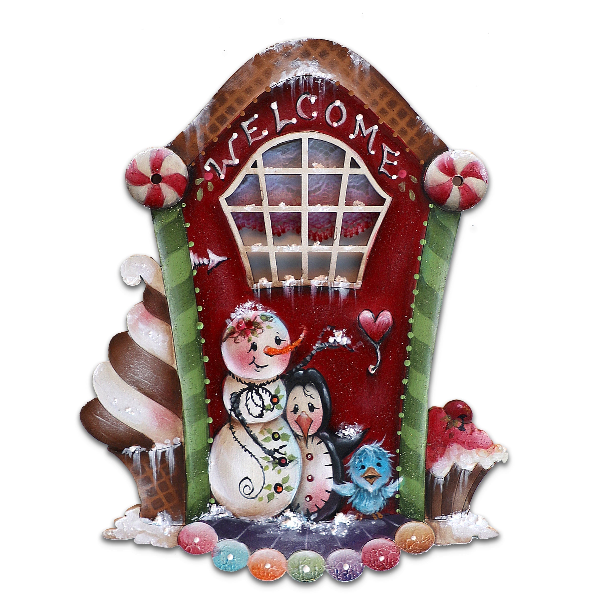 A Season of Sweet Christmas Holiday Door Decor by Jamie Mills-Price - Christmas Decor - 8611079H-MP