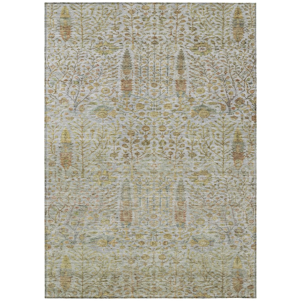 Machine Washable Indoor/Outdoor Chantille ACN2053 Linen 3 x 5 Rug