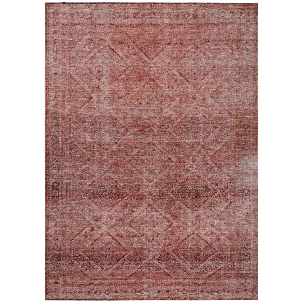 Machine Washable Indoor/Outdoor Chantille ACN2060 Pink 3 x 5 Rug