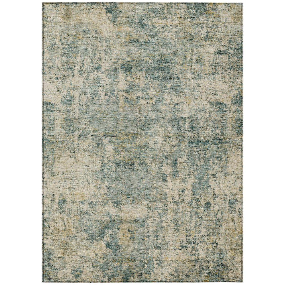 Machine Washable Indoor/Outdoor Chantille ACN2061 Aloe 3 x 5 Rug