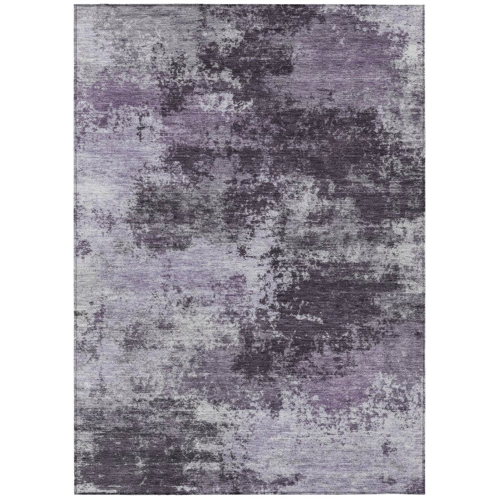 Machine Washable Indoor/Outdoor Chantille ACN2065 Purple 3 x 5 Rug