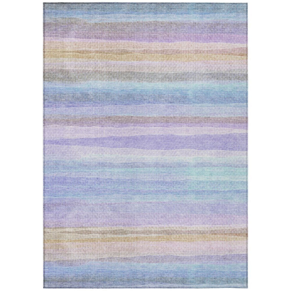 Machine Washable Indoor/Outdoor Chantille ACN2093 Lavender 3 x 5 Rug