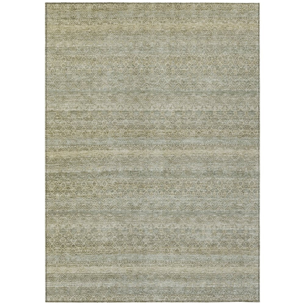 Machine Washable Indoor/Outdoor Chantille ACN2105 Linen 3 x 5 Rug