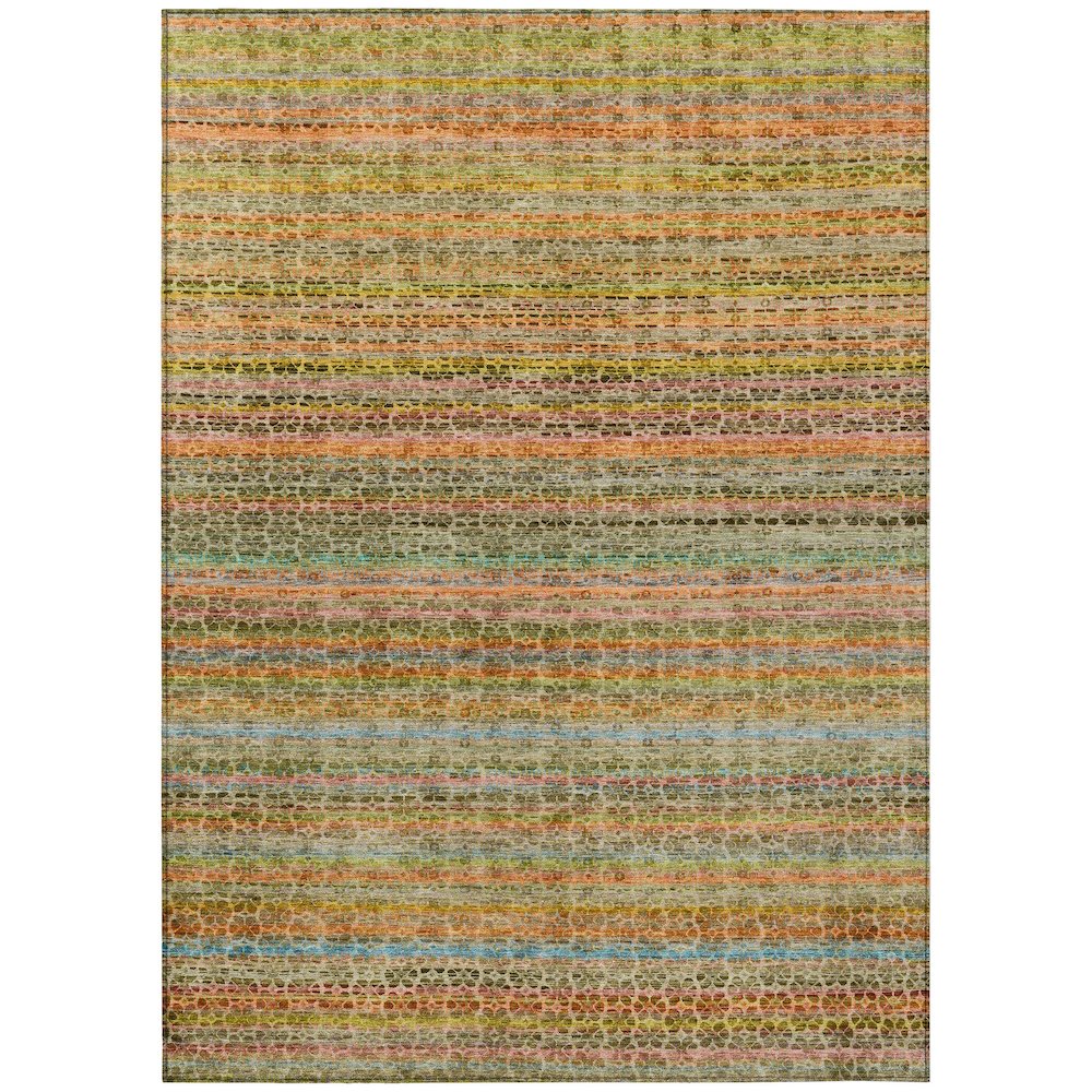Machine Washable Indoor/Outdoor Chantille ACN2155 Coral 3 x 5 Rug