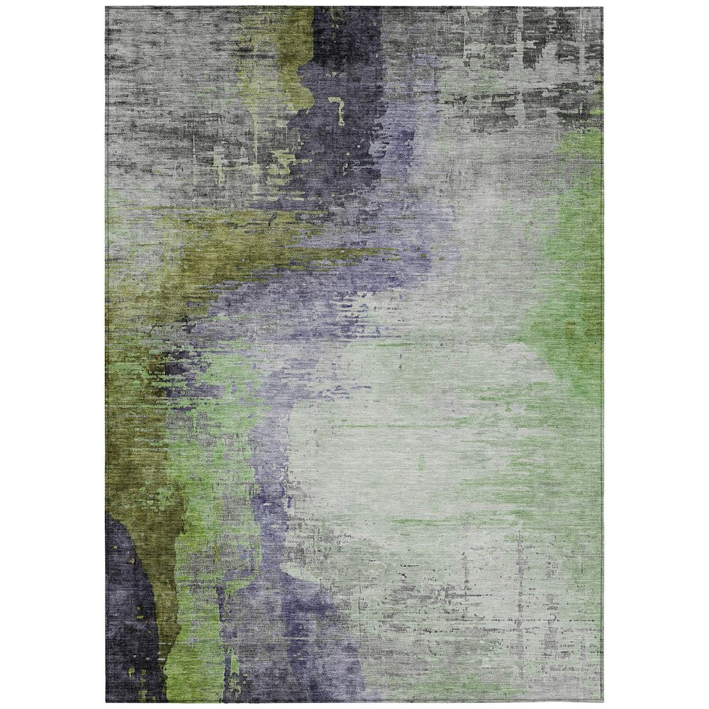Machine Washable Indoor/Outdoor Chantille ACN2041 Plum 5 x 76 Rug