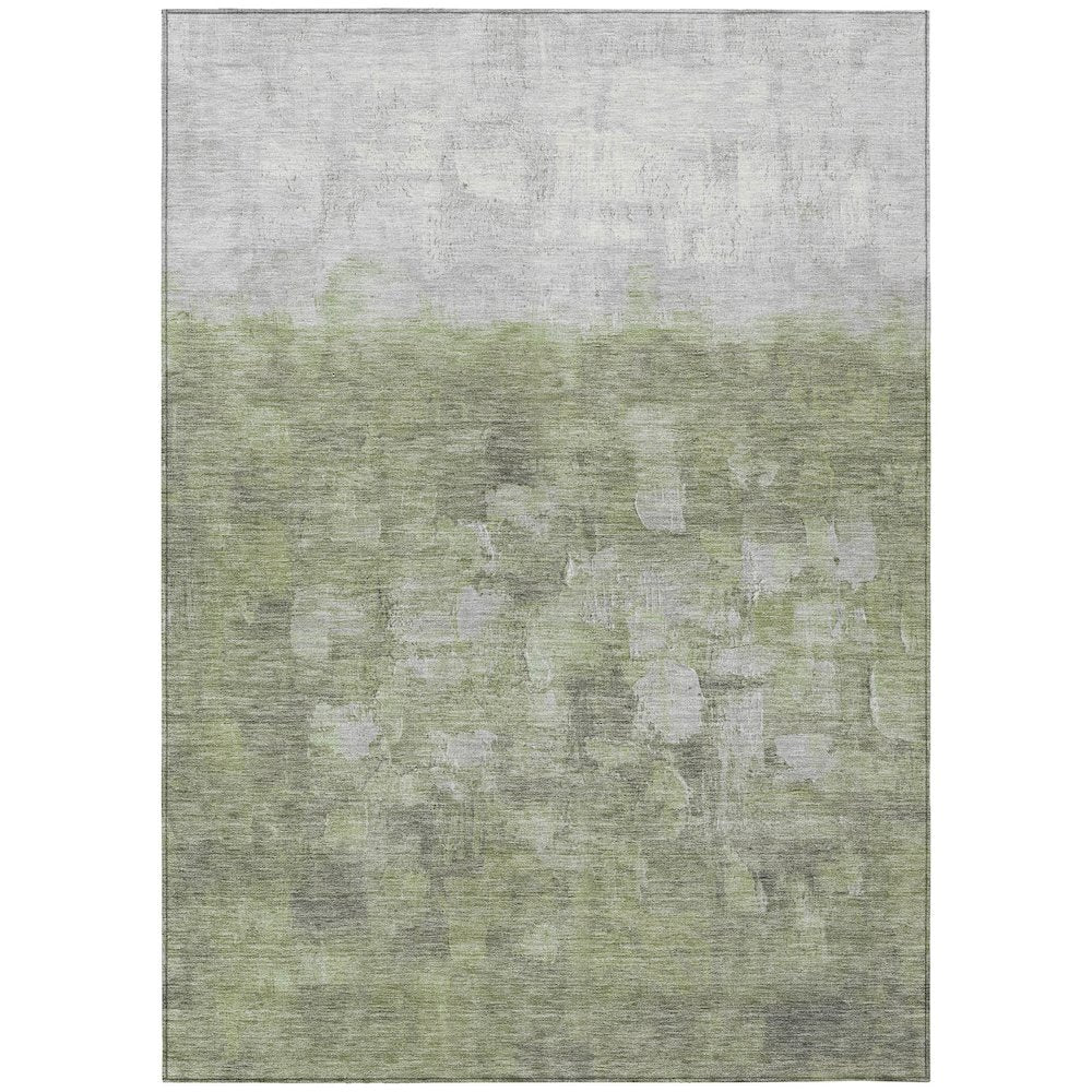 Machine Washable Indoor/Outdoor Chantille ACN2119 Fern 5 x 76 Rug