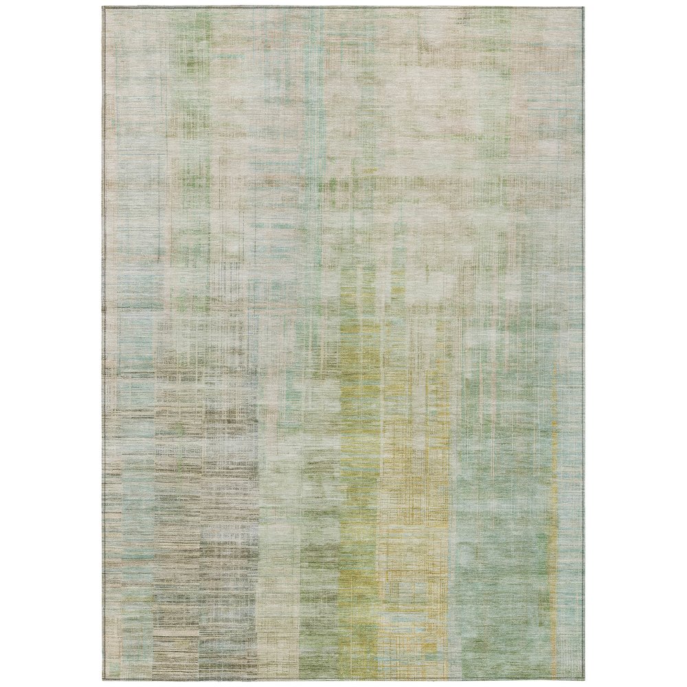 Machine Washable Indoor/Outdoor Chantille ACN2153 Linen 5 x 76 Rug