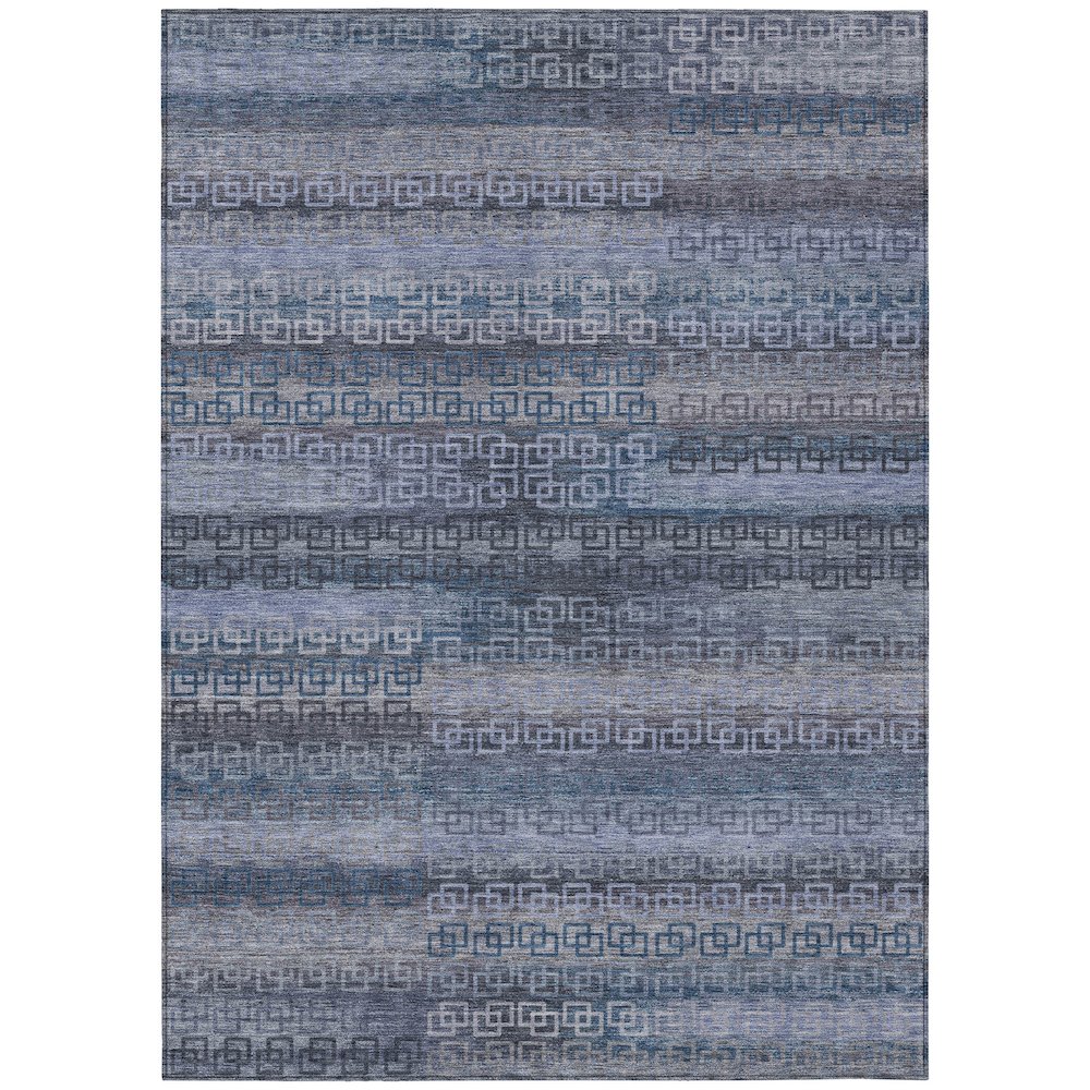 Machine Washable Indoor/Outdoor Chantille ACN2029 Taupe 8 x 10 Rug