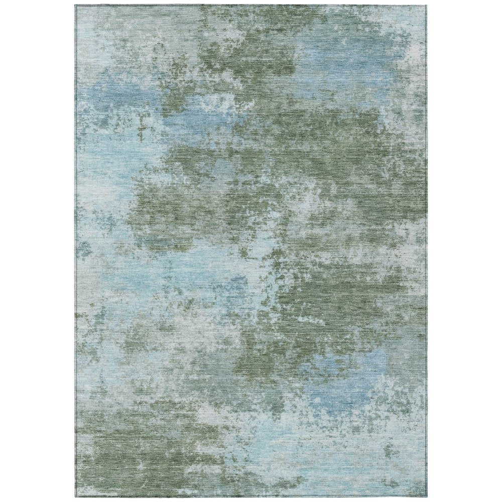 Machine Washable Indoor/Outdoor Chantille ACN2065 Sage 8 x 10 Rug
