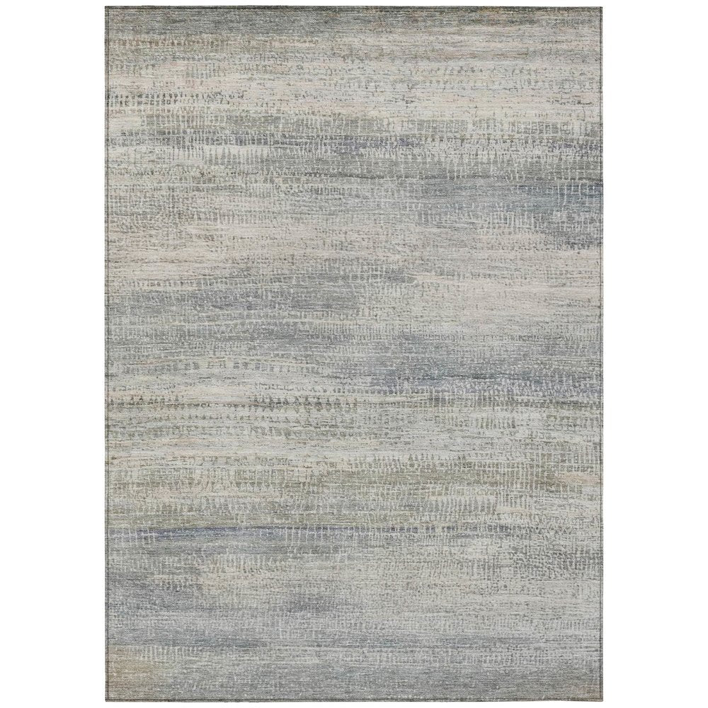 Machine Washable Indoor/Outdoor Chantille ACN2089 Linen 8 x 10 Rug
