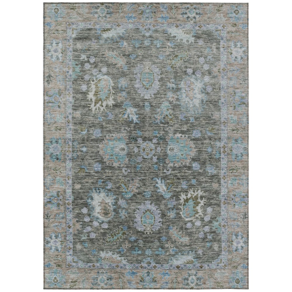 Machine Washable Indoor/Outdoor Chantille ACN2104 Fern 8 x 10 Rug