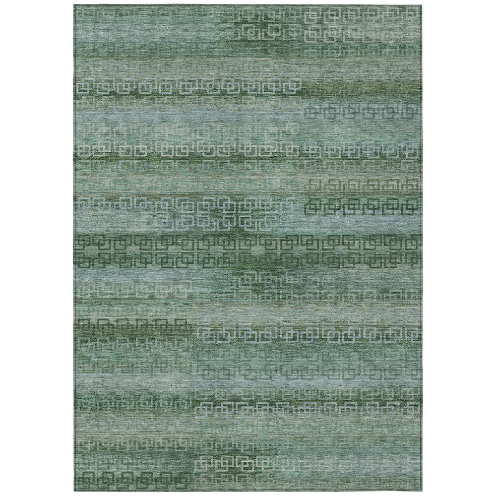 Machine Washable Indoor/Outdoor Chantille ACN2029 Aloe 9 x 12 Rug