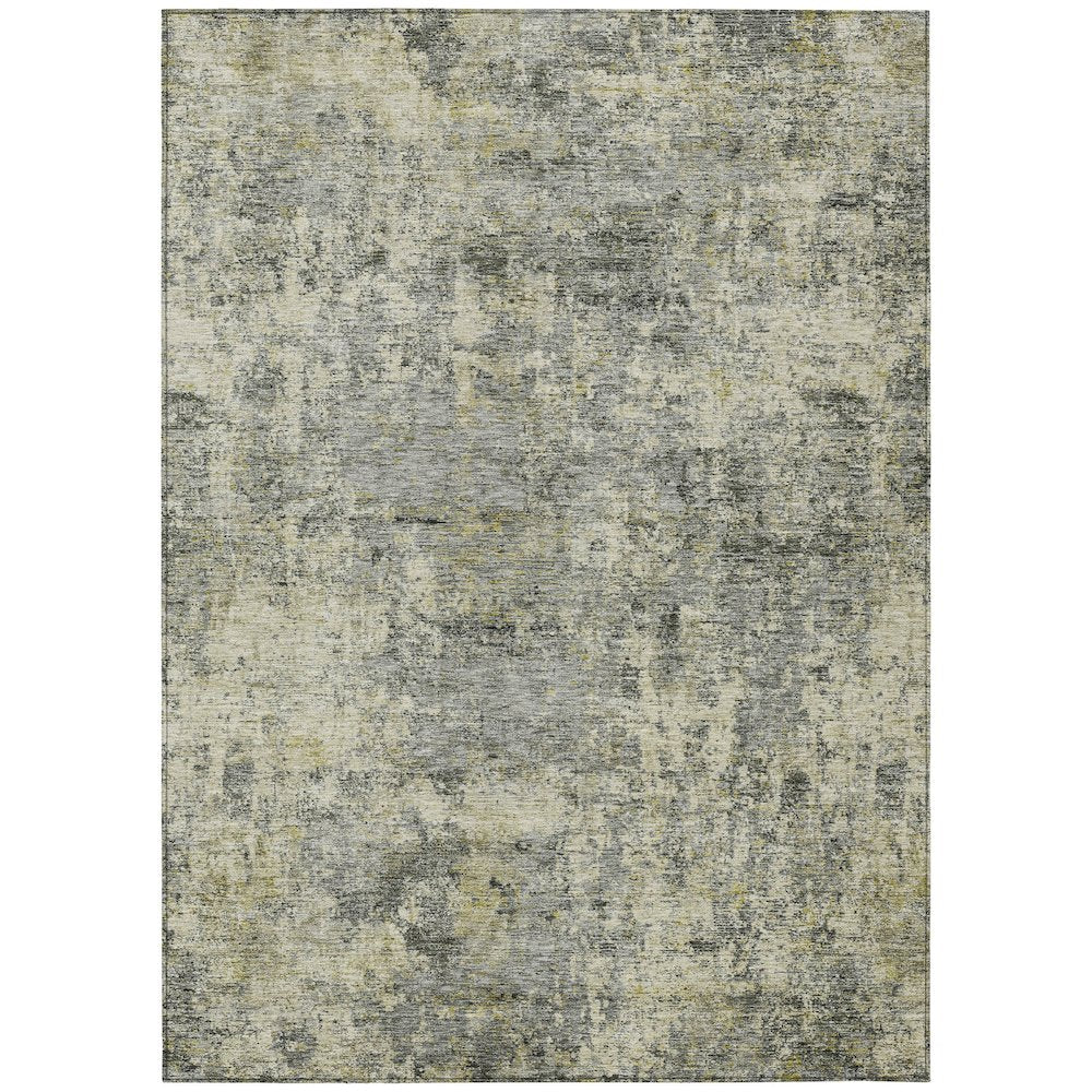 Machine Washable Indoor/Outdoor Chantille ACN2061 Pewter 9 x 12 Rug