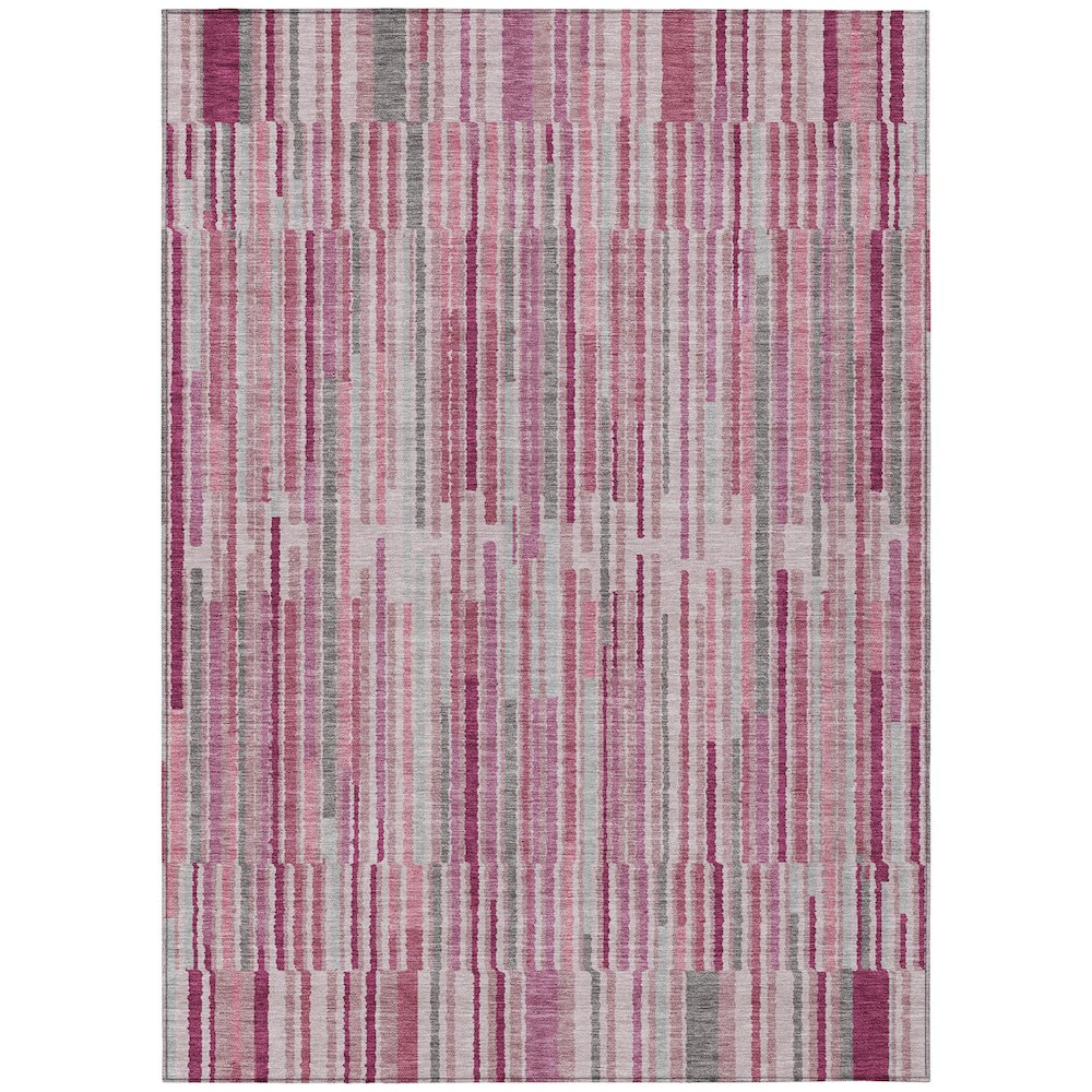 Machine Washable Indoor/Outdoor Chantille ACN2102 Blush 9 x 12 Rug