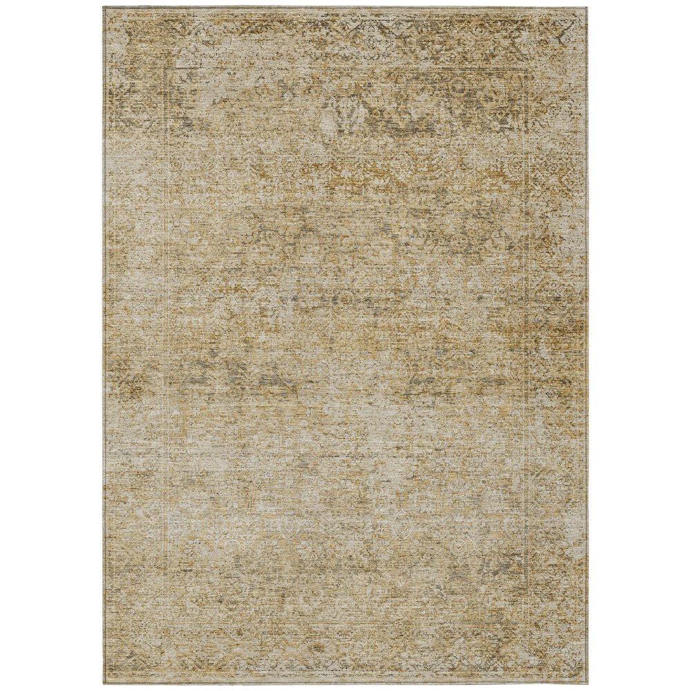 Machine Washable Indoor/Outdoor Chantille ACN2103 Copper 9 x 12 Rug