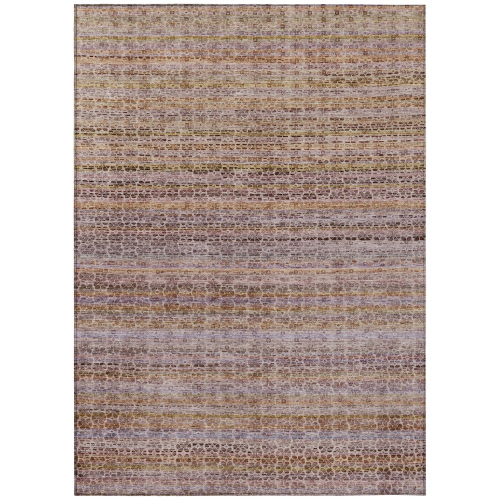 Machine Washable Indoor/Outdoor Chantille ACN2155 Khaki 9 x 12 Rug