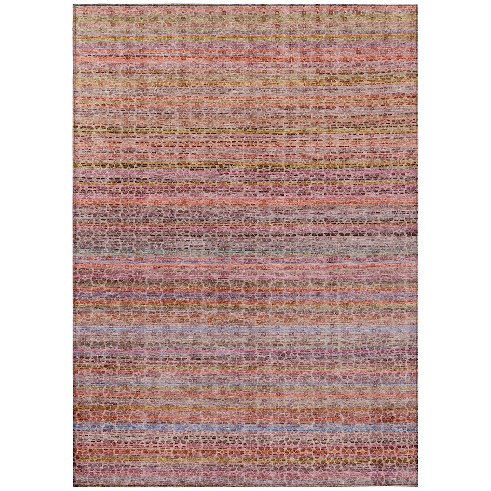 Machine Washable Indoor/Outdoor Chantille ACN2155 Pink 9 x 12 Rug