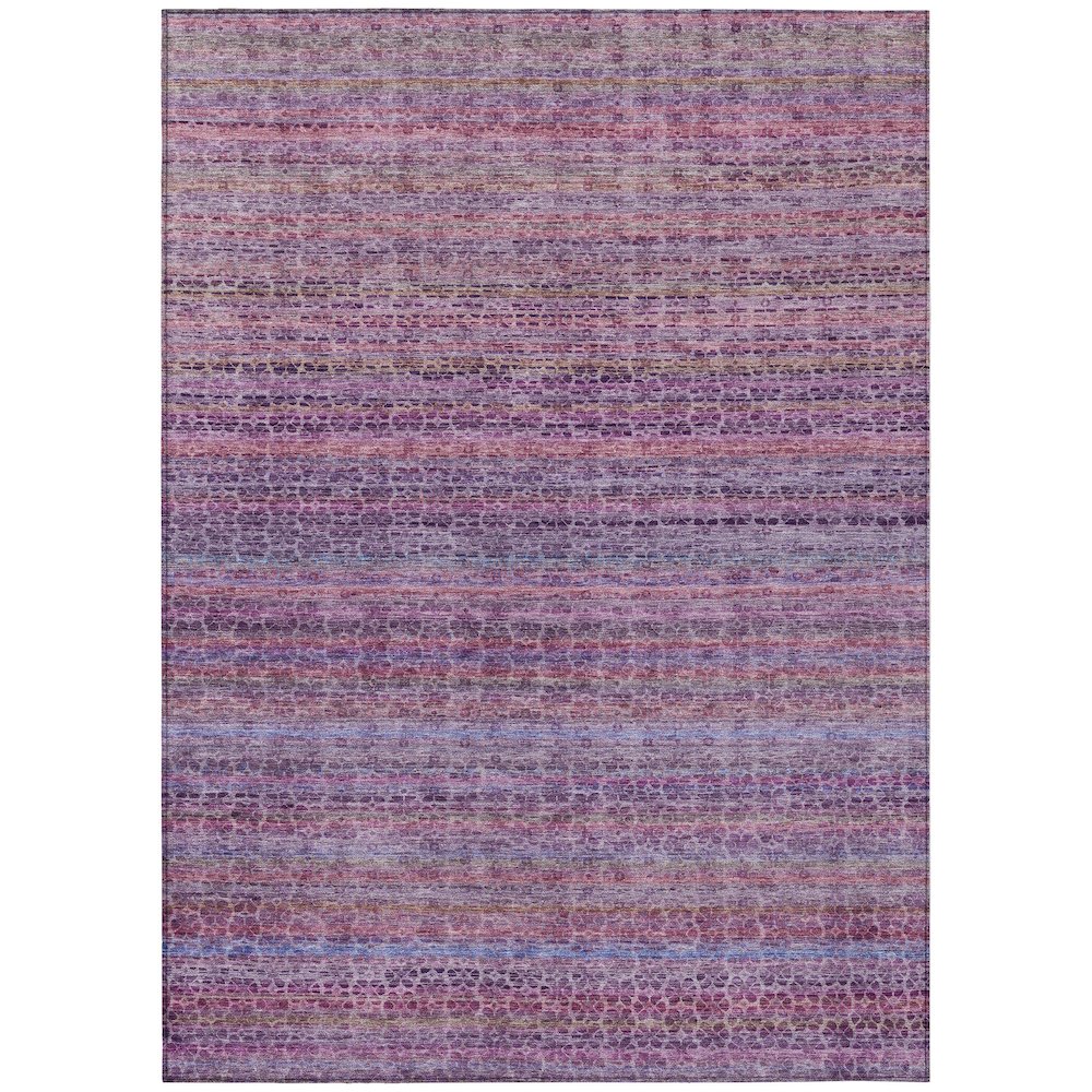 Machine Washable Indoor/Outdoor Chantille ACN2155 Purple 9 x 12 Rug