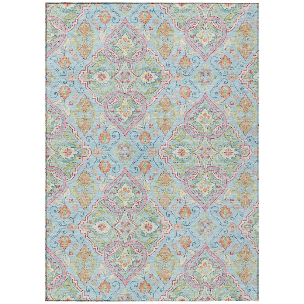 Machine Washable Indoor/Outdoor Chantille ACN2207 Sky 9 x 12 Rug