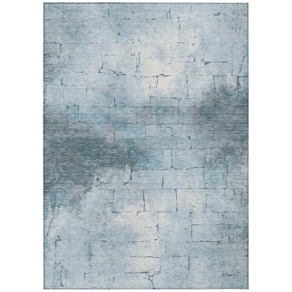 Machine Washable Indoor/Outdoor Chantille ACN2215 Sky 9 x 12 Rug