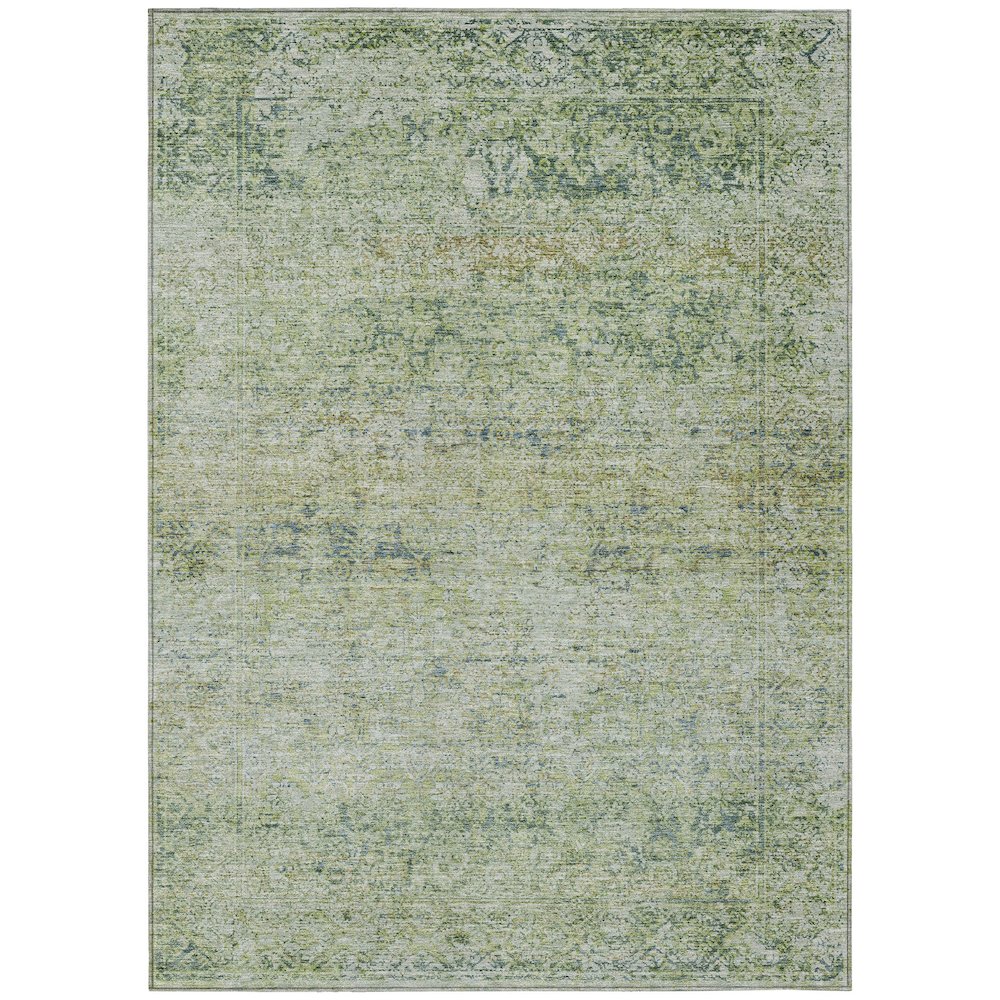 Machine Washable Indoor/Outdoor Chantille ACN2103 Aloe 10 x 14 Rug