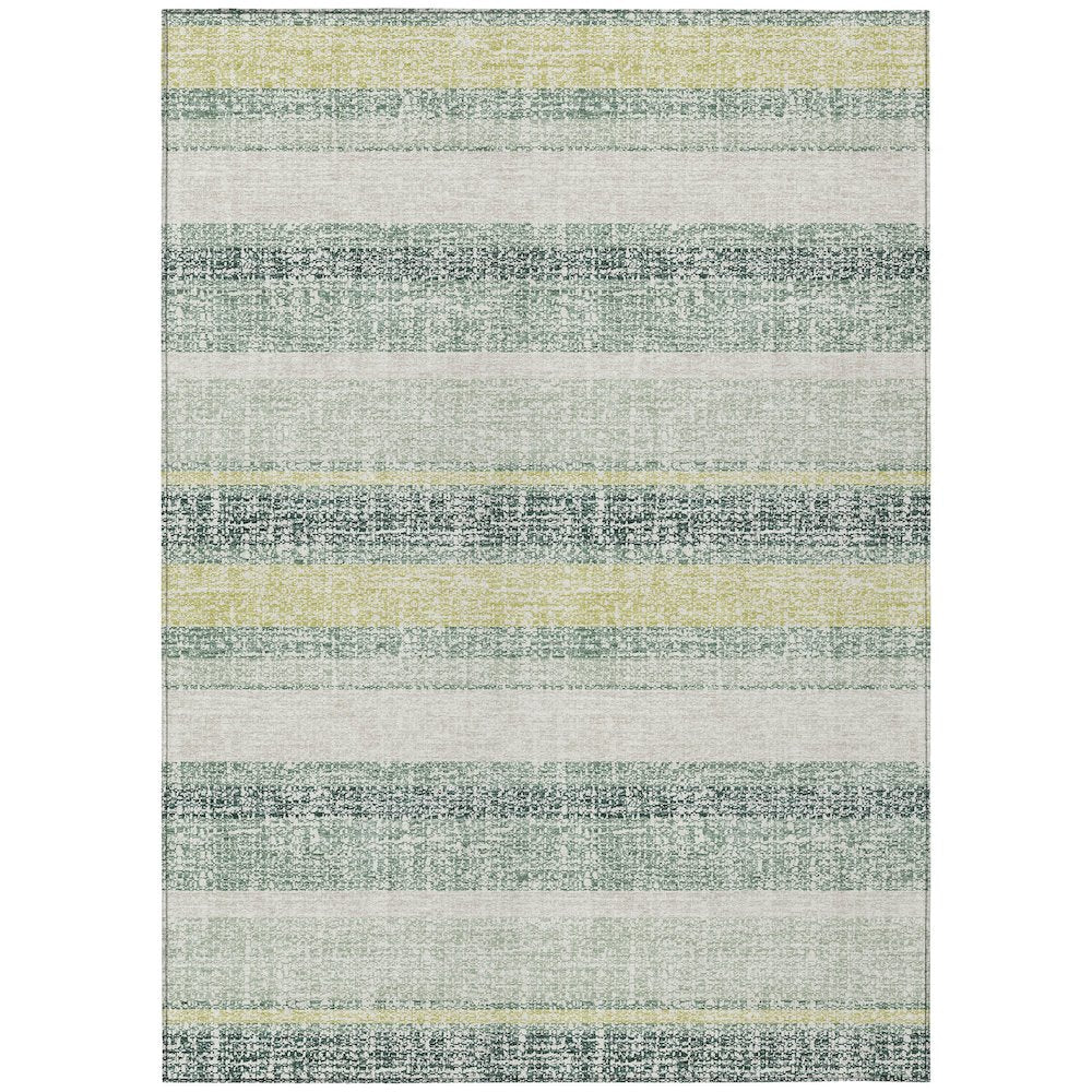 Machine Washable Indoor/Outdoor Chantille ACN2122 Seafoam 10 x 14 Rug