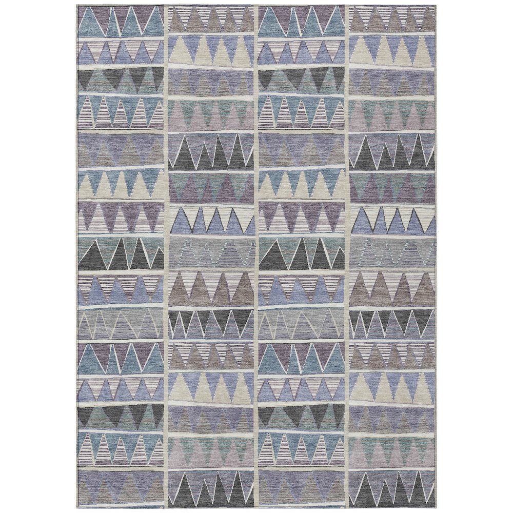 Machine Washable Indoor/Outdoor Chantille ACN2205 Lavender 10 x 14 Rug