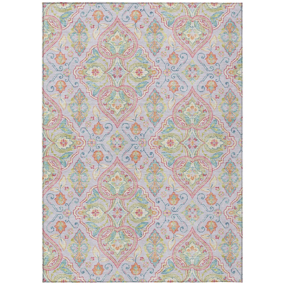Machine Washable Indoor/Outdoor Chantille ACN2207 Lavender 10 x 14 Rug