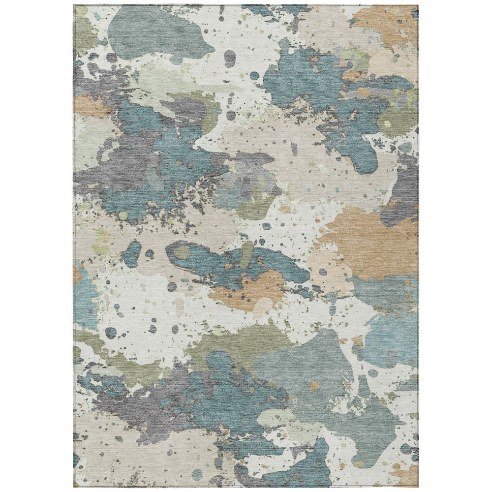 Machine Washable Indoor/Outdoor Chantille ACN2217 Seafoam 10 x 14 Rug